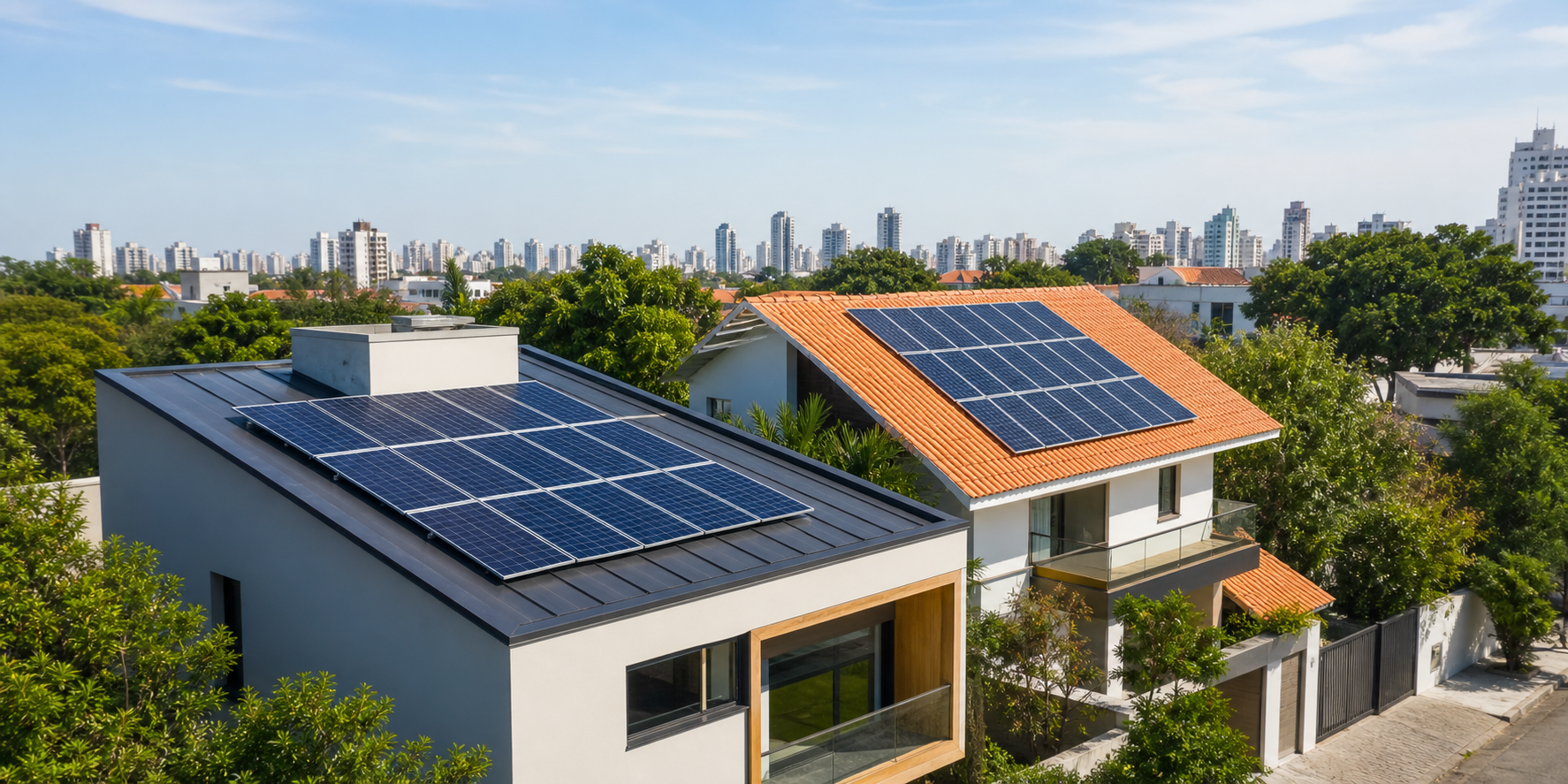 Por que dois sistemas solares com a mesma potência geram resultados diferentes